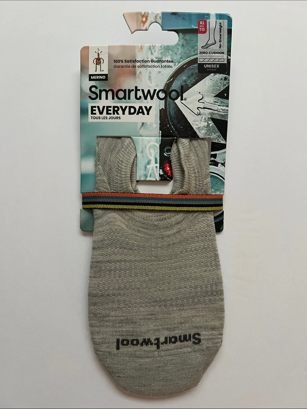 Smartwool Everyday MENS No-Show Sock Light Gray